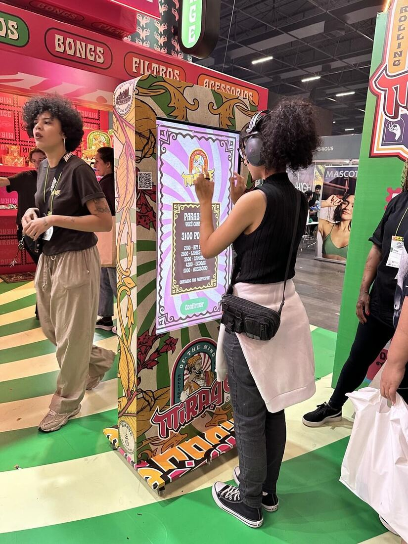 Totem em feira