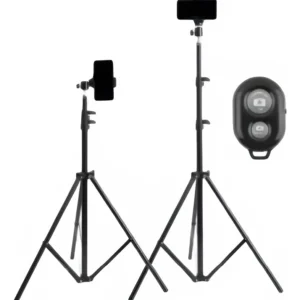Tripé Pedestal 2 Metros + Suporte De Celular + Ball Head