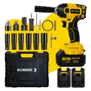 Parafusadeira E Chave De Impacto Brushless 21v Baterias/2