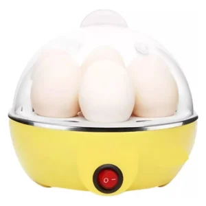 Cozedor Elétrico Vapor Cozinha Multi Funções Ovos Egg Cooker Cor Amarelo 220V