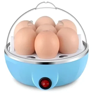 Cozedor Elétrico Vapor Cozinha Multi Funções Ovos Egg Cooker Cor Azul 220V
