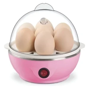 Cozedor Elétrico Vapor Cozinha Multi Funções Ovos Egg Cooker Cor Rosa 220V