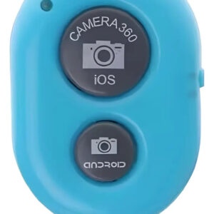 Controle Disparador Bluetooth Botão Para Selfie Tirar Cor Azul