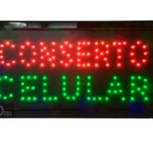 Placa Painel Led Luminoso Conserto Celular Piscando