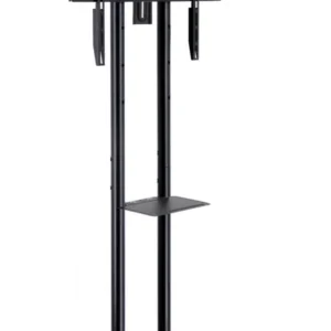 Suporte Móvel Para Tv Pedestal 32 A 65 Até 40kg Preto Pret