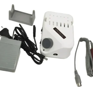 Lixadeira De Unha Profissional Strong 212 65w Com Pedal Branco