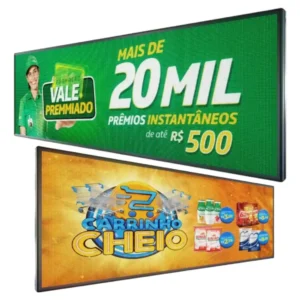 Painel De Led P8 Outdoor Para Posto De Combustível 296x88