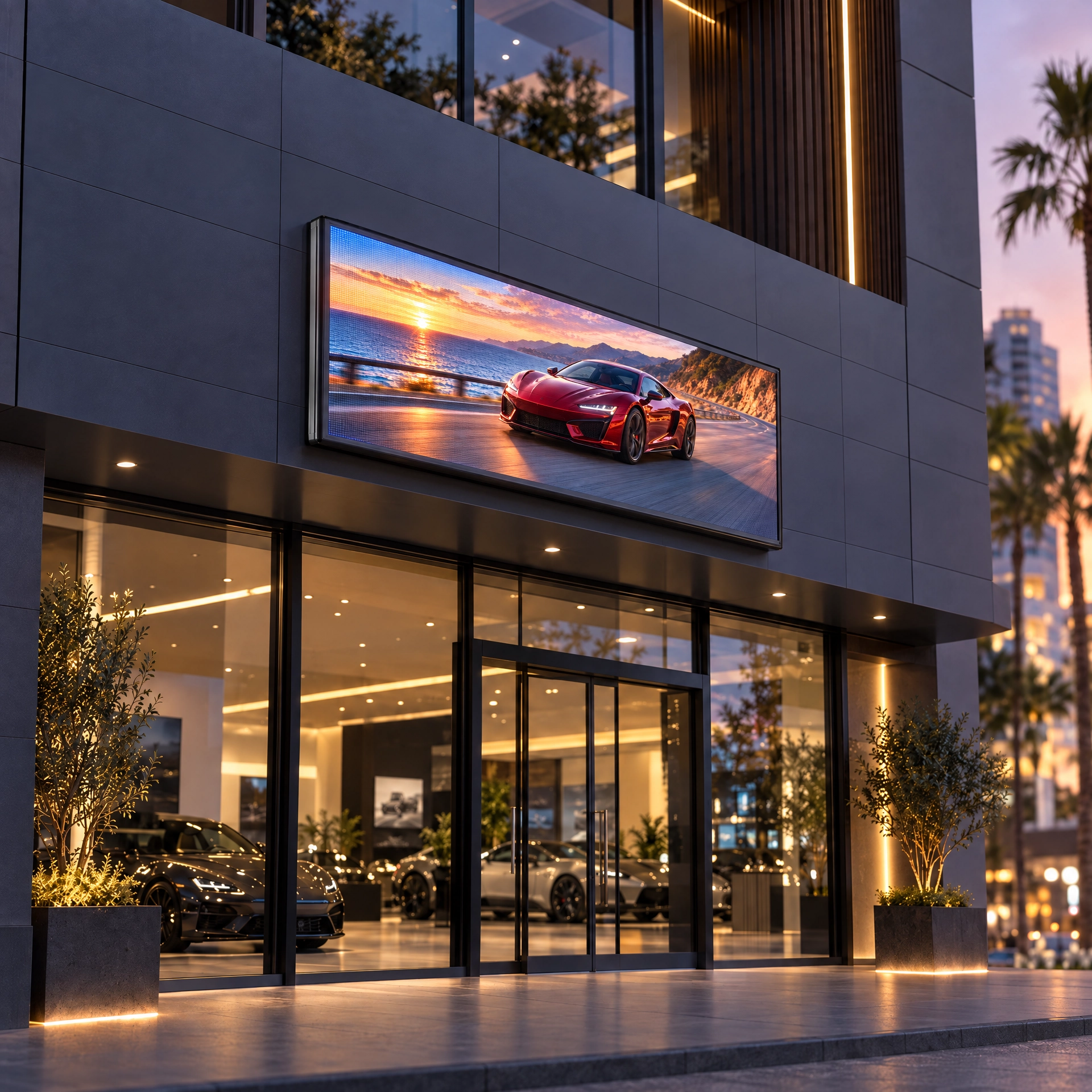 Painel De Led 200 X 72 - Outdoor Prova D`água Alto Brilho