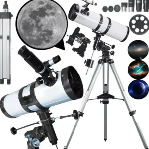 Telescópio Astronômico Profissional Newtoniano 1000mm 1500x