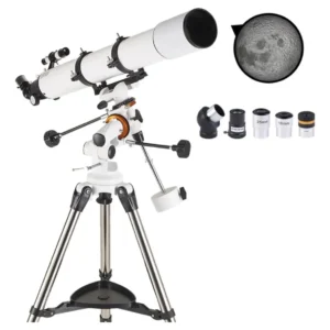 Telescópio Profissional Astronômico Refrator Tripé 900mm